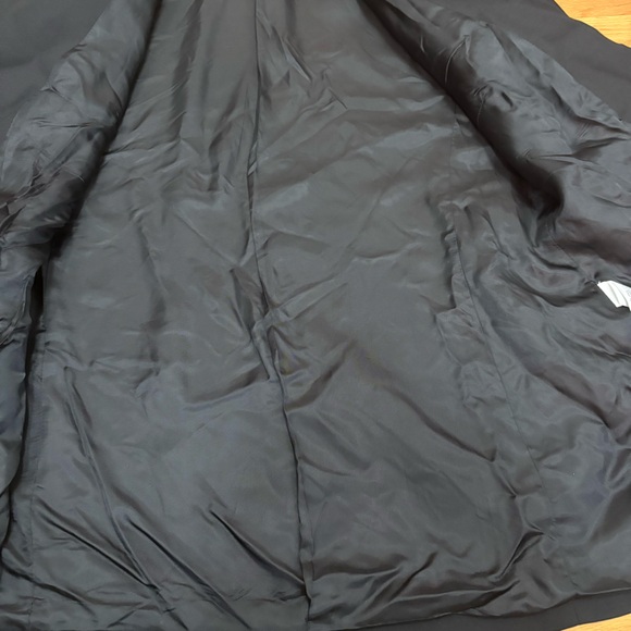 NWT ZARA STRAIGHT CUT DOUBLE BREASTED WOOL BLEND BLACK Blazer - Picture 7 of 11